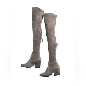 NWOT Goodnight Macaroon over the knee boots